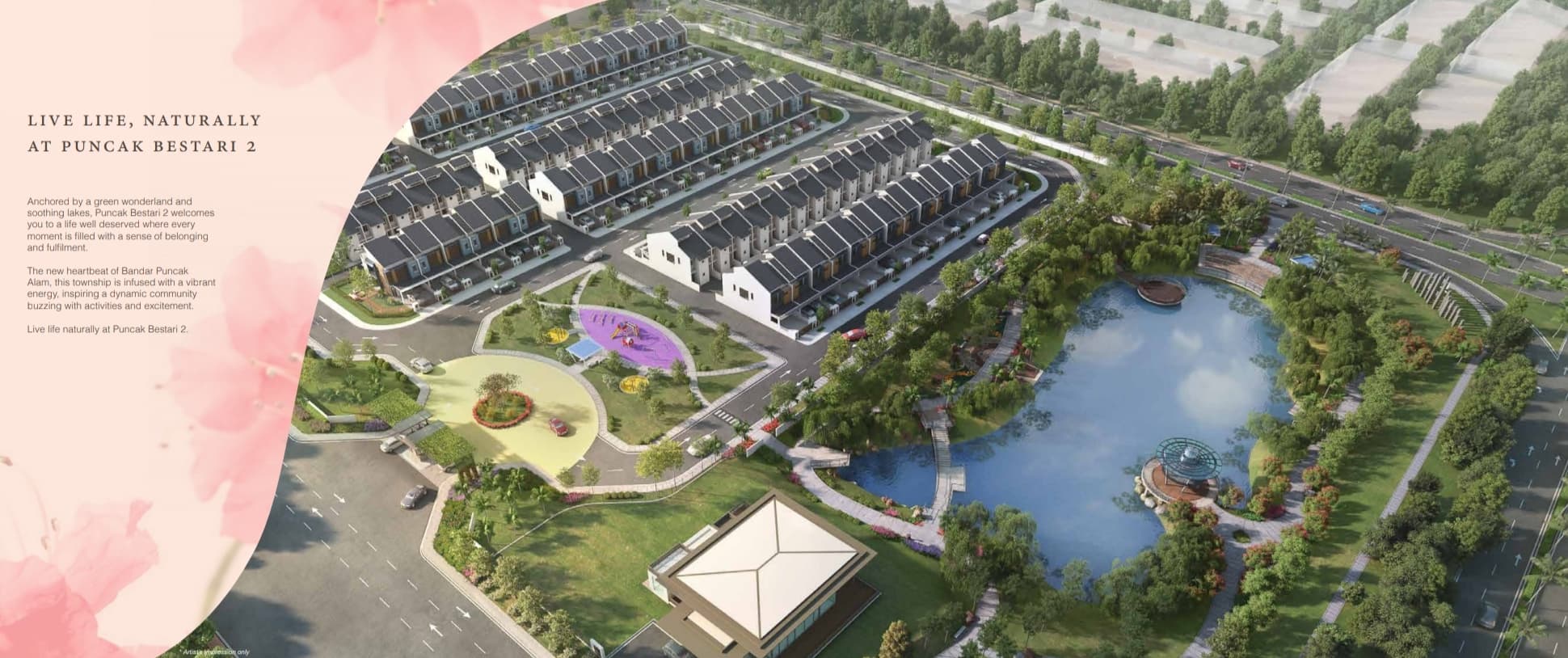Aerial view of Azalea Puncak Alam